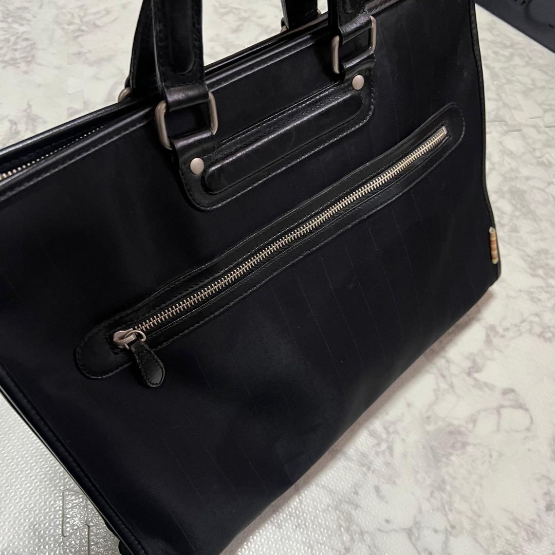 ポールスミス ビジネスバッグ 2WAY 大容量 A4/PC可 ナイロン×レザー