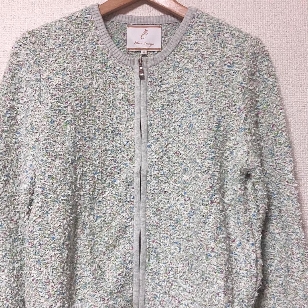 新品　 クラスラウンジ　ブルゾン　ニットジャケット