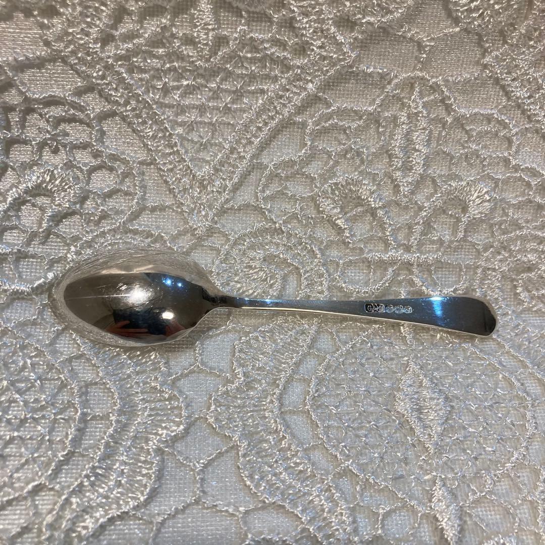 04 純銀製デミタススプーン5本セット