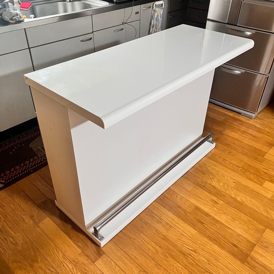 ニトリ　バーカウンター(パース2)120 収納付き