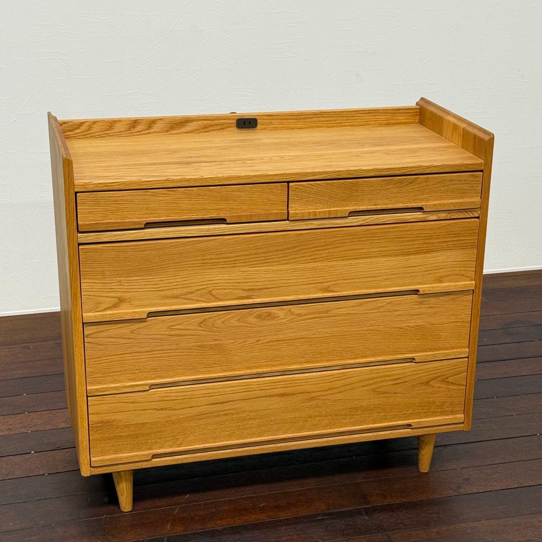 H19K34 展示品 起立木工 ノーラ 4段チェスト