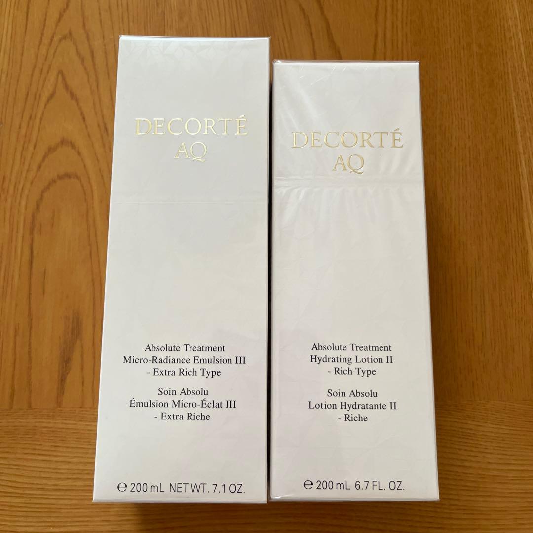 ☆新品未開封☆ コスメデコルテ AQ アブソリュート ローション エマルジョン