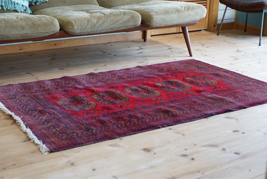 【上質】　トライバルラグ　ペルシャ絨毯　ビンテージ