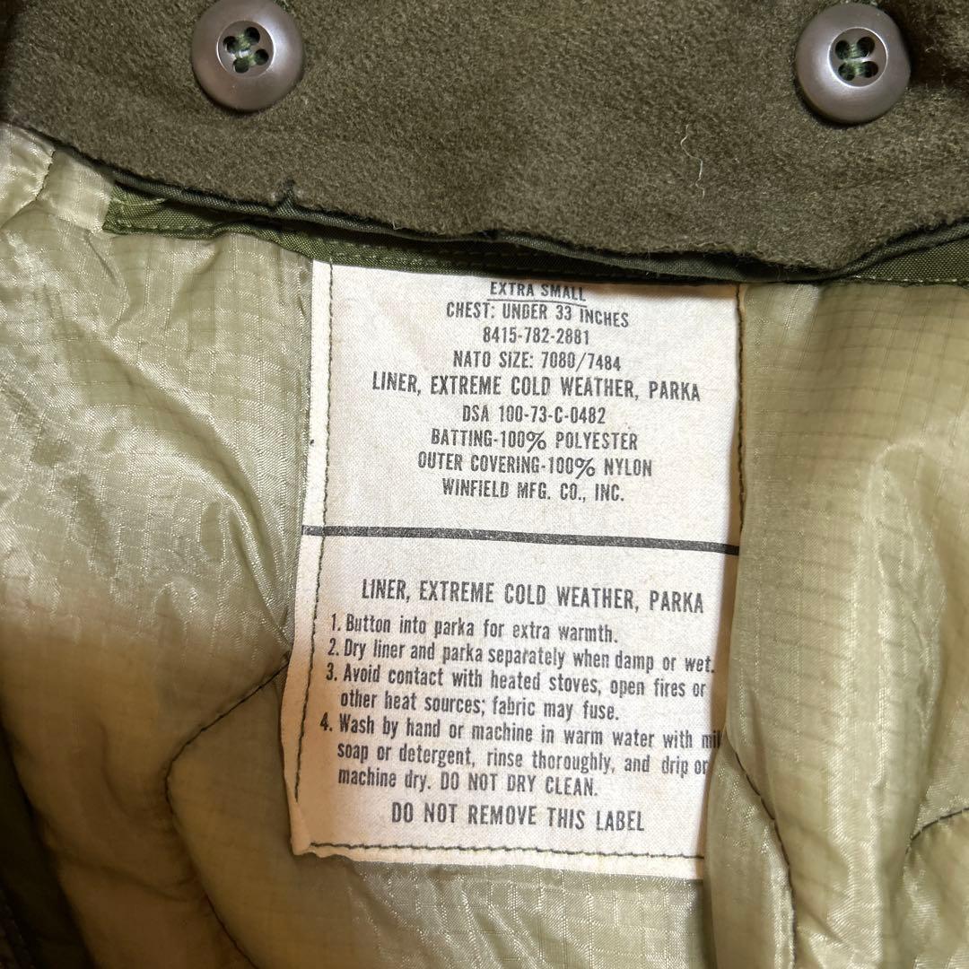 m65 モッズコート 美品　サイズXS フルセット　フィッシュテール パーカー