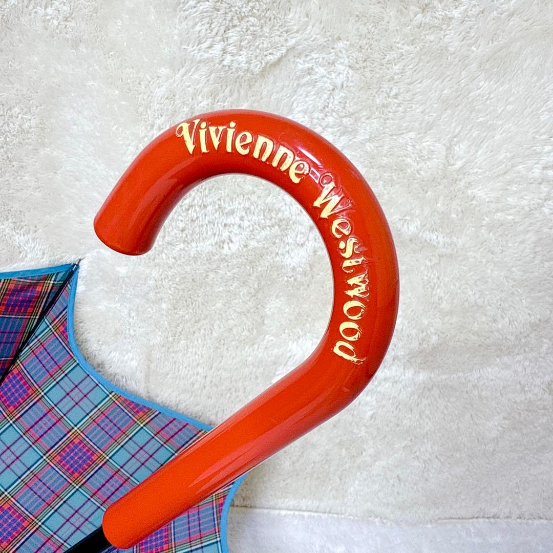 希少✨ ヴィヴィアンウエストウッド 傘 マックマラ タータンチェック柄 オーブ