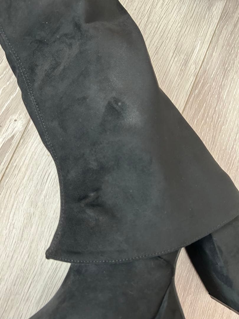 新品 EMODA エモダ　ルーズフレアーカバーフィットブーツ　M