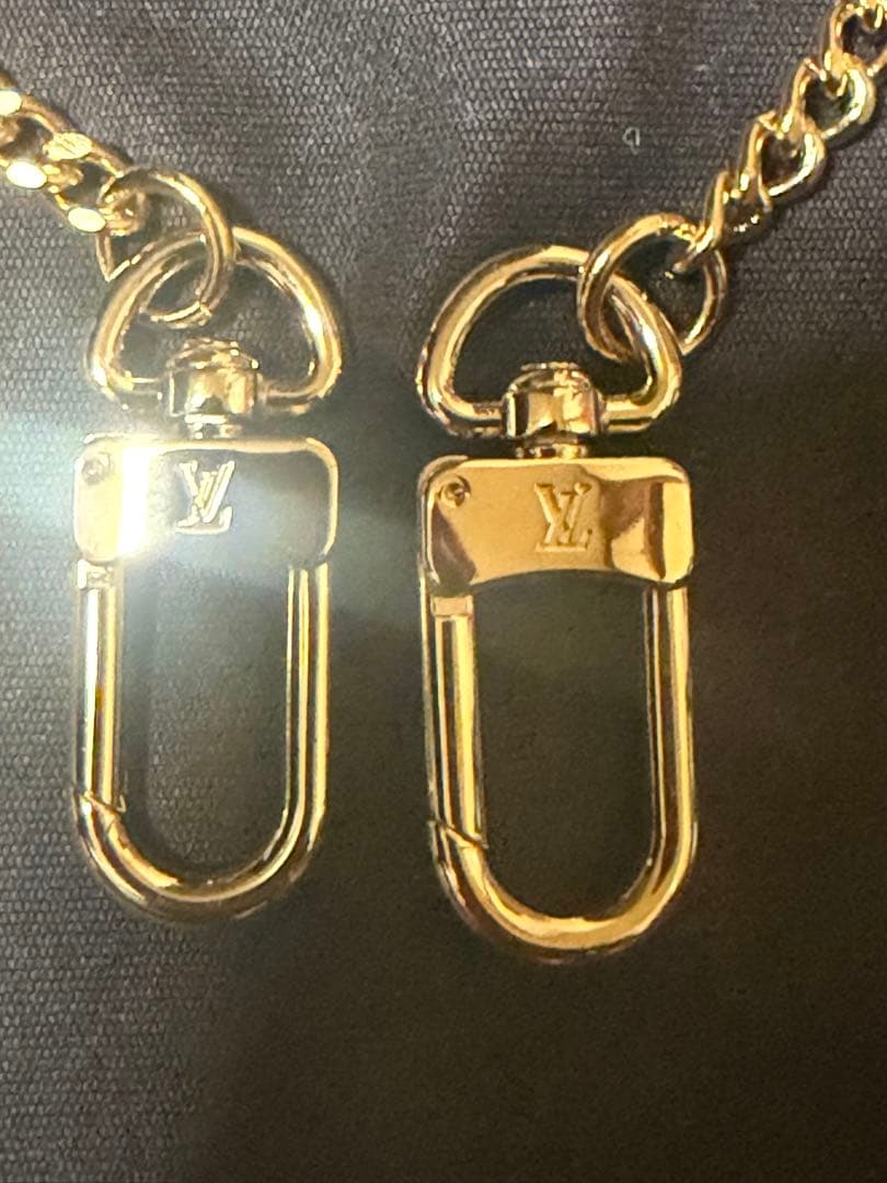 Louis Vuitton ゴールドウォレットチェーン 約32cm