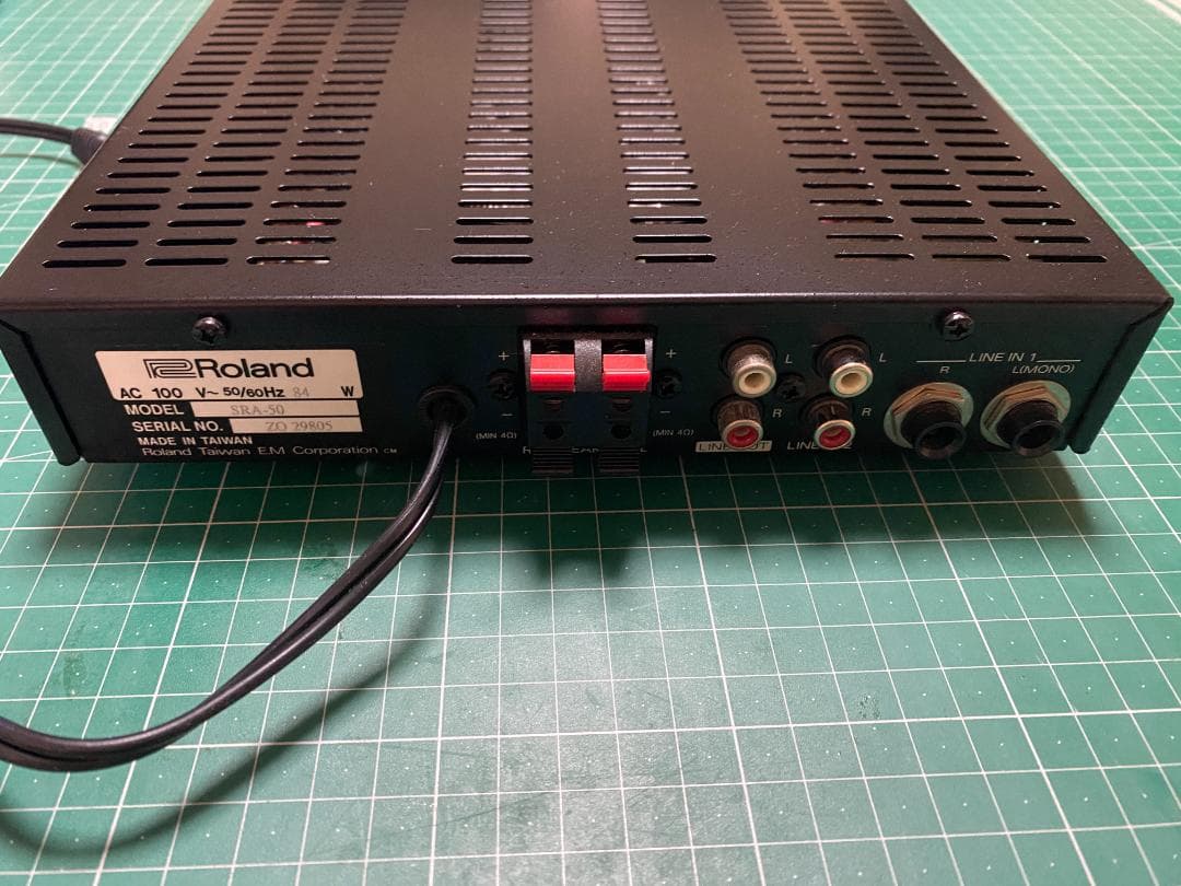 えまろん様　Roland SRA-50 ステレオパワーアンプ