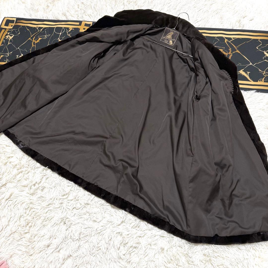 総丈95 裾長180 EMBA ミンク ロング XL ボリューム袖 肘周50