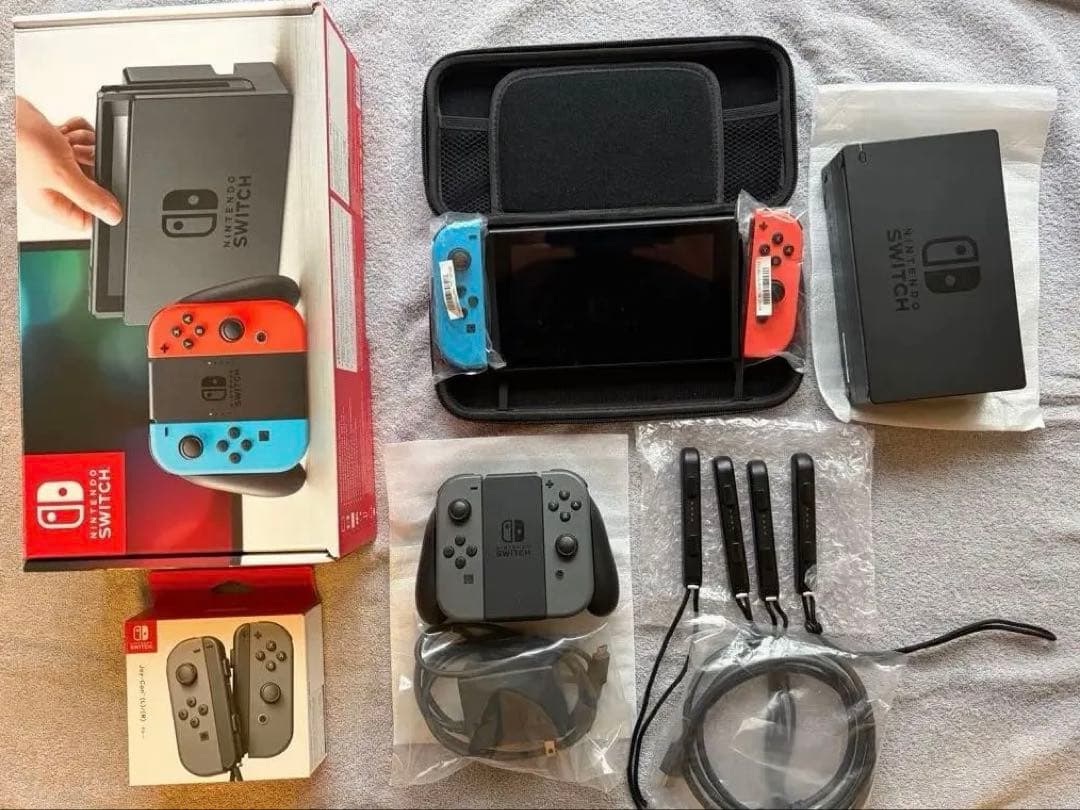 Nintendo Switch ネオンブルー/ネオンレッド 本体　おまけ付き