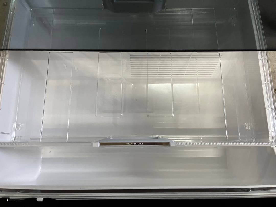 ☆日立 ガラストップ冷蔵庫 R-WXC74T(X) 735Lブラック 両開き