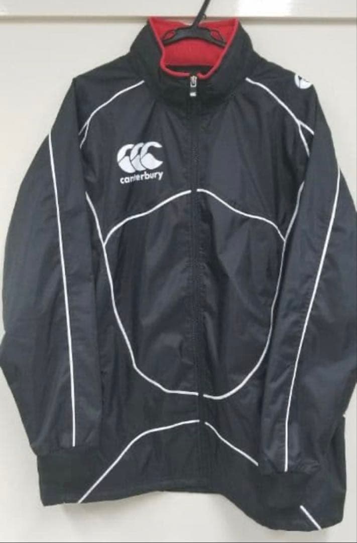 美品 カンタベリーウィンドブレーカー XLサイズ 黒×赤