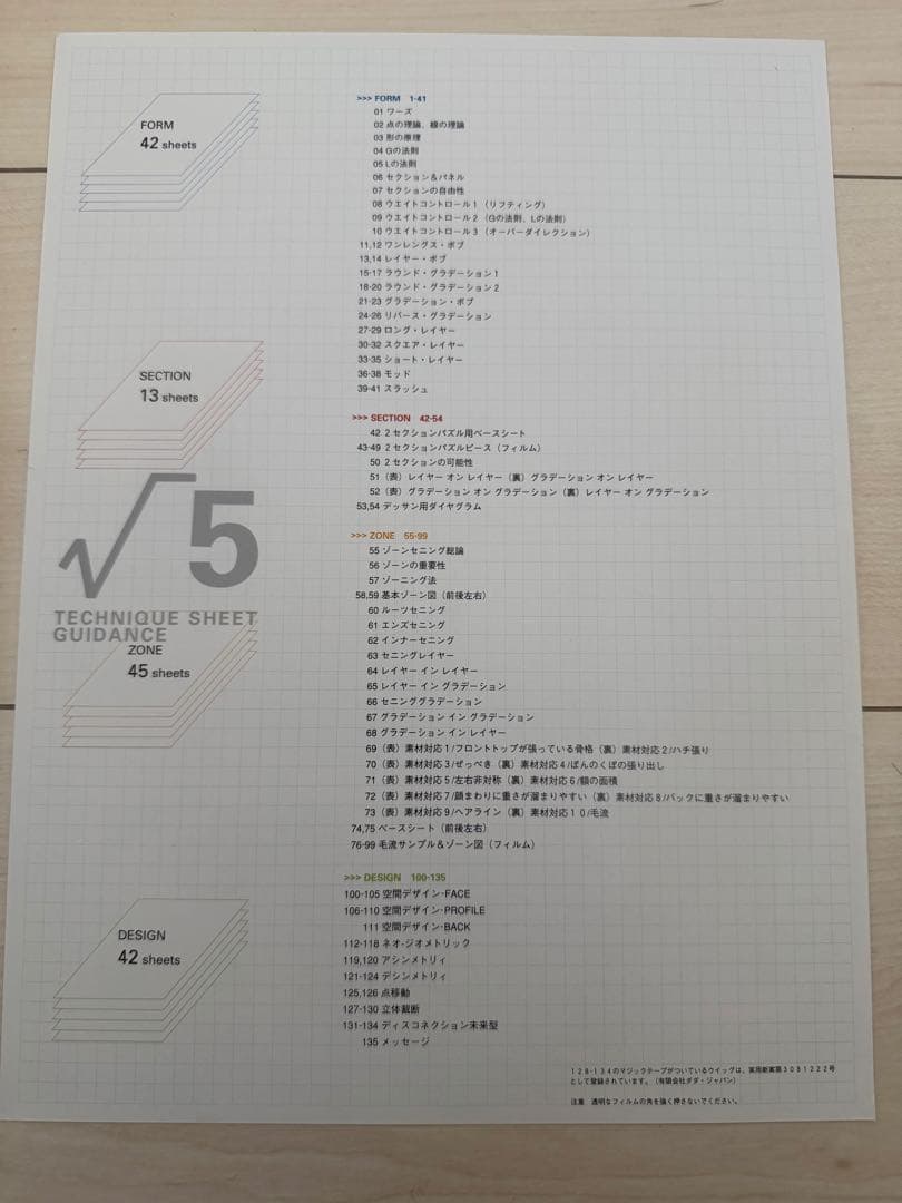 超美品 DADA CUBIC 植村隆博 √5 ヘアスタイルブック 美容師カット本