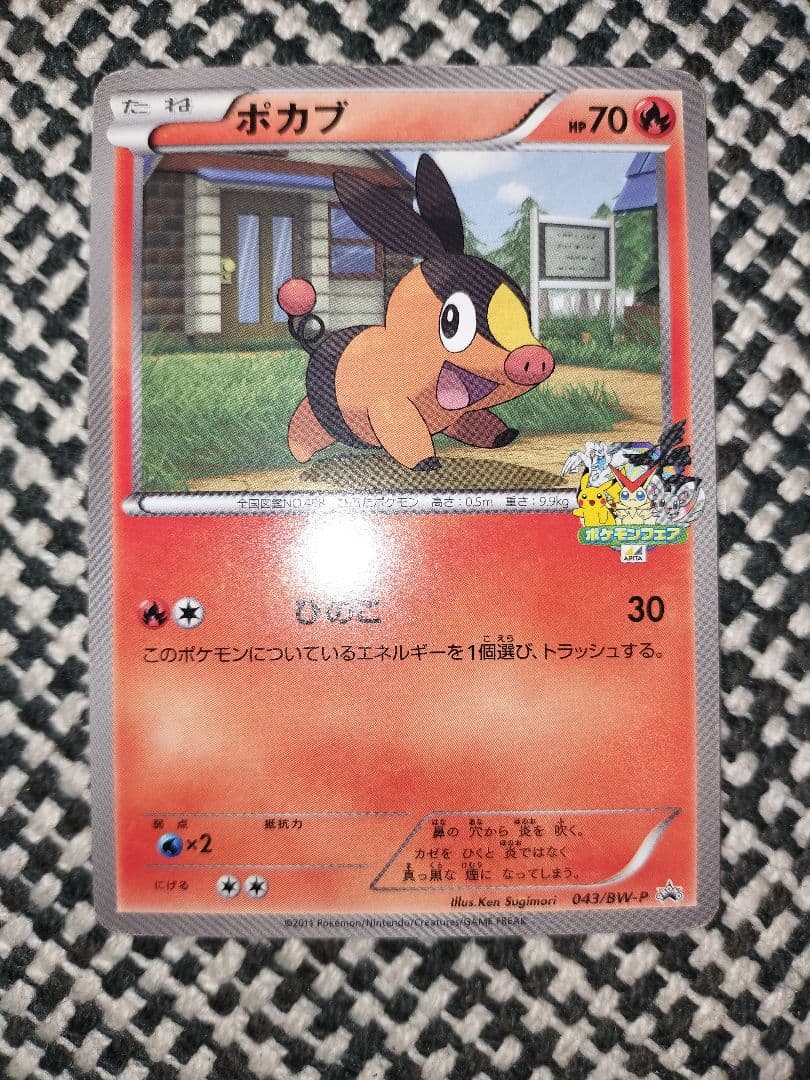 [激レア品]ポケモンフェア アピタ ミジュマル ポカブ ツタージャ プロモ