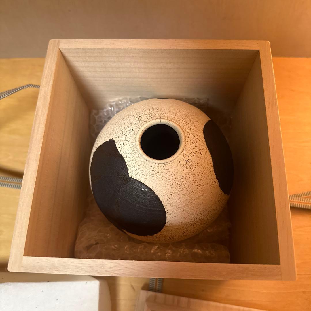 【野口寬斉】Jomon Yakishime 新品未使用 落款・印 共箱筆跡付き