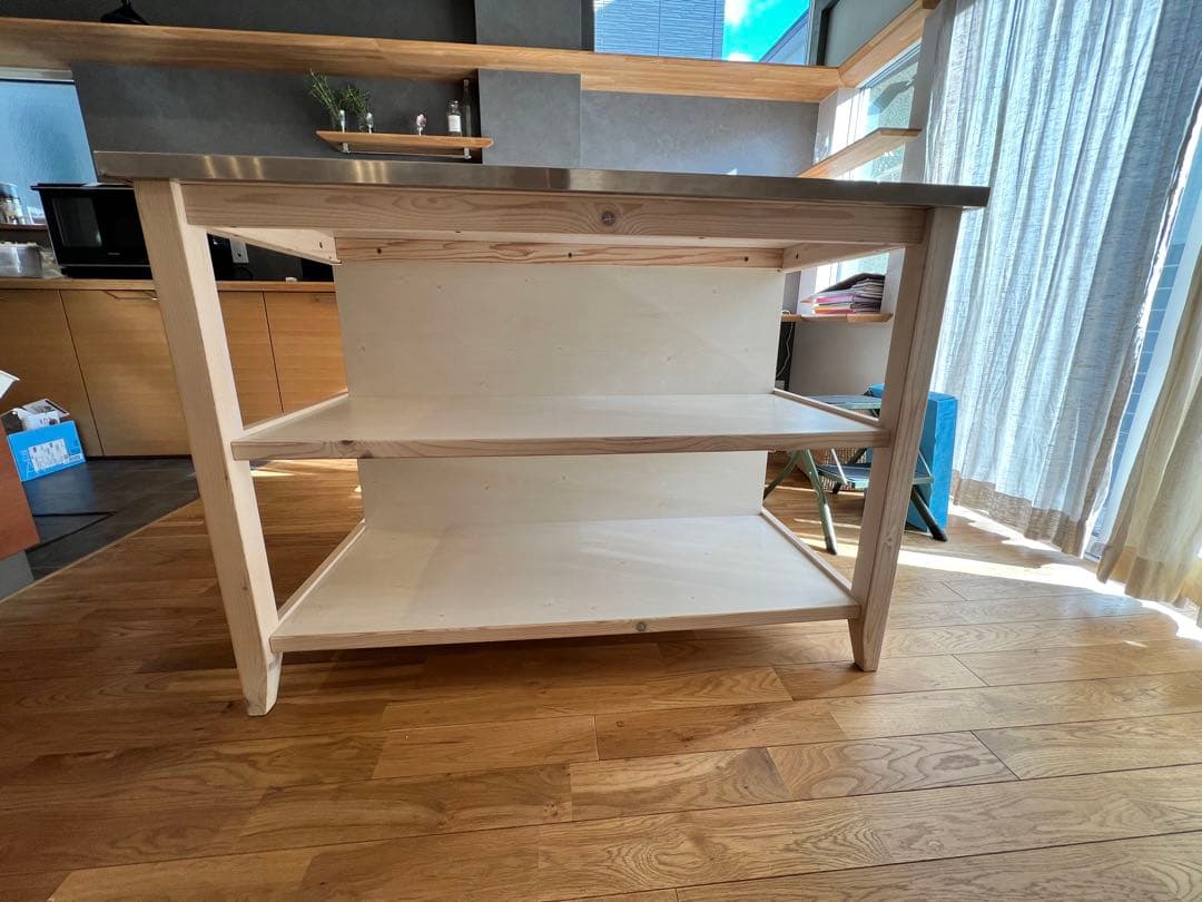 ワークテーブル ニトリ 作業台 シナモ NITORI カウンター　送料込み