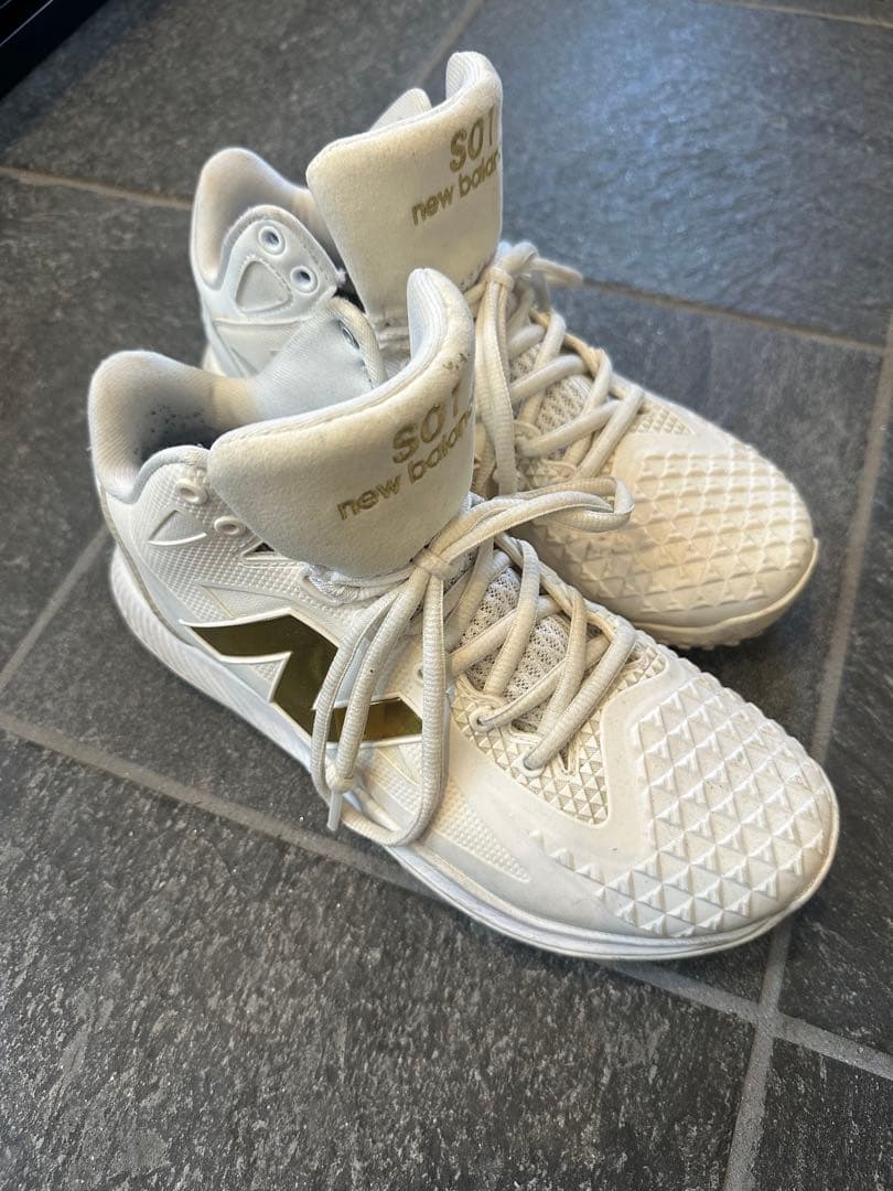 new balance S01 ホワイト シューズ　大谷翔平限定モデル　25.5