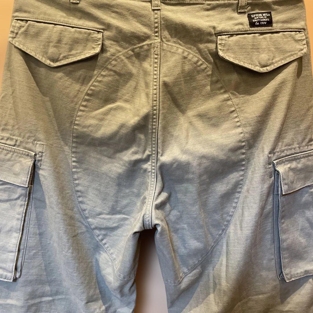 supreme シュプリーム カーゴパンツ サイズ30 ステッカー ミリタリー