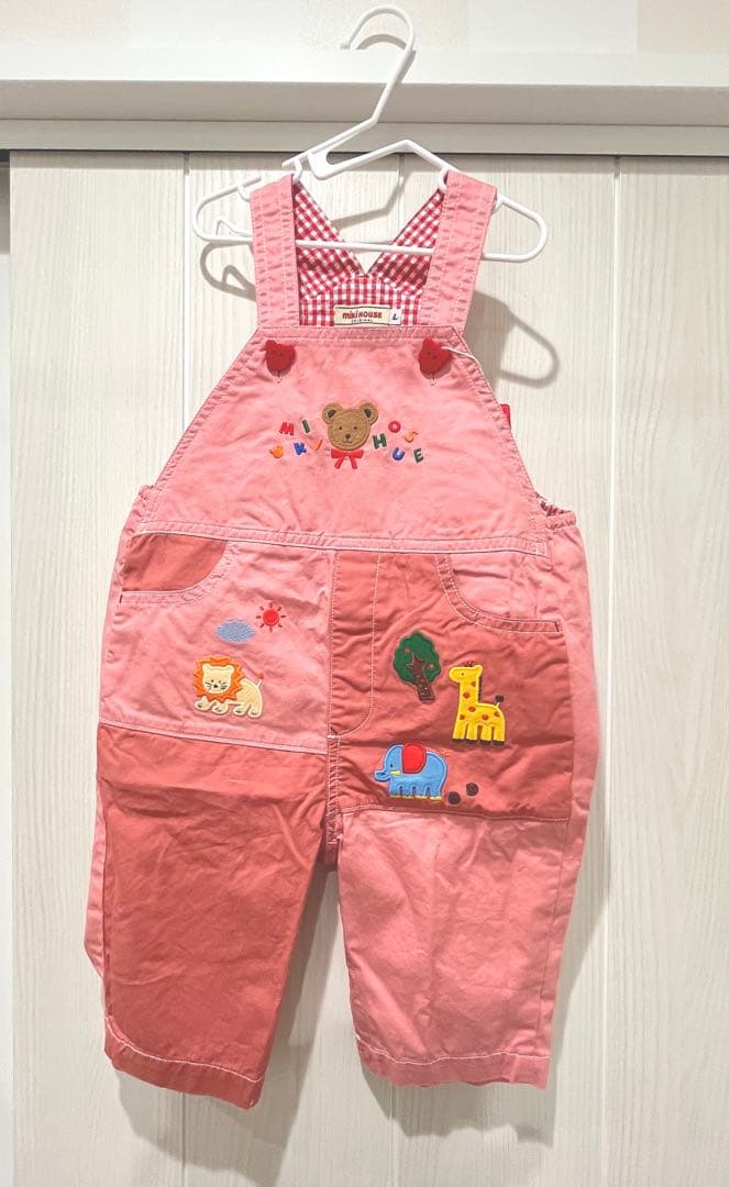 ミキハウス　オーバーオール　90サイズ