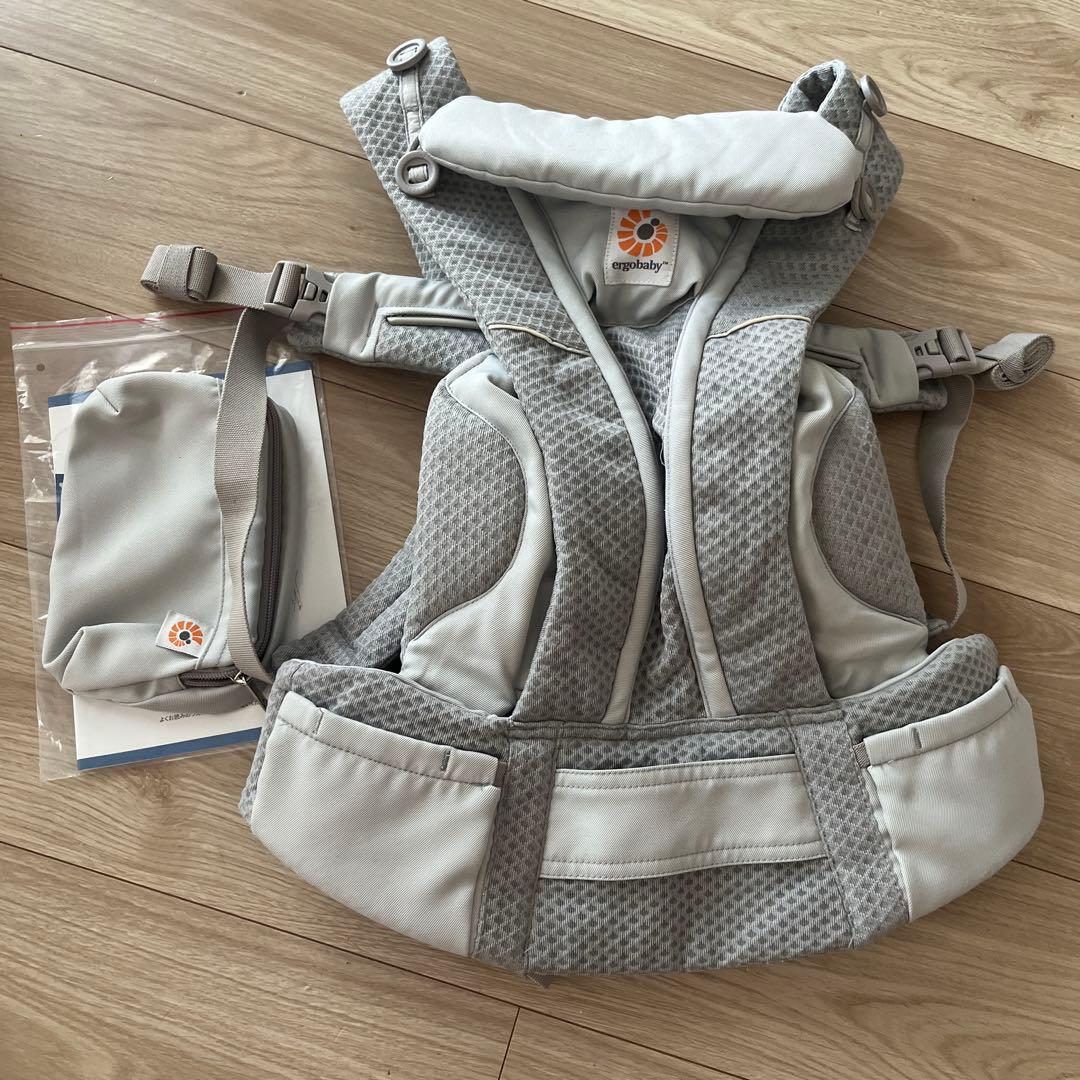 エルゴ、グレー 抱っこ紐