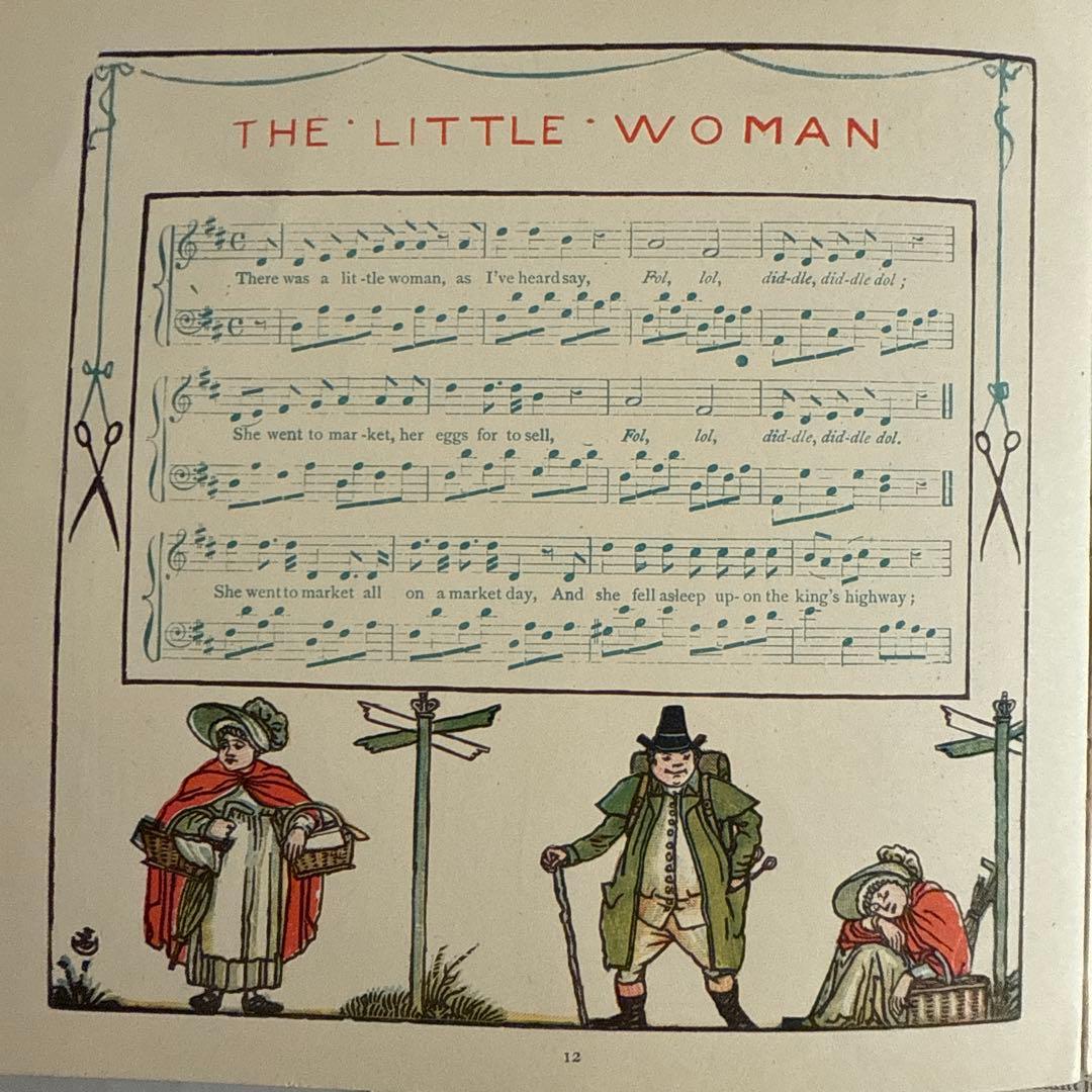 今だけSALE★1895年アンティーク絵本イギリス洋書　古書ジャンクジャーナルに