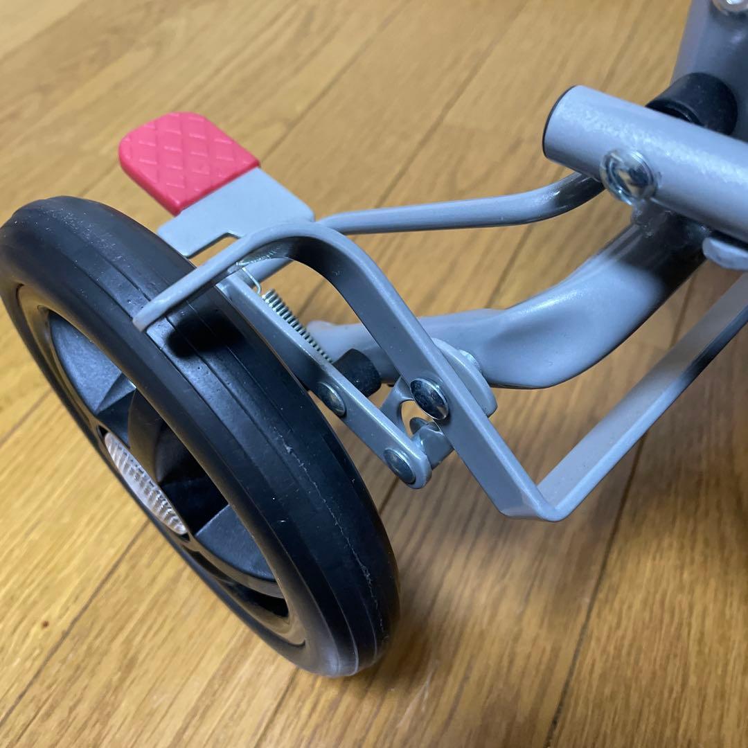 【美品】島製作所 シルバーカー ハーモニーAL 別売保冷バッグ付き