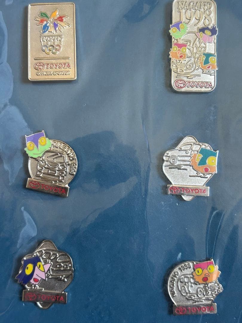 長野オリンピック長野五輪☆ピンバッジセット☆トヨタTOYOTA☆レア未開封☆記念