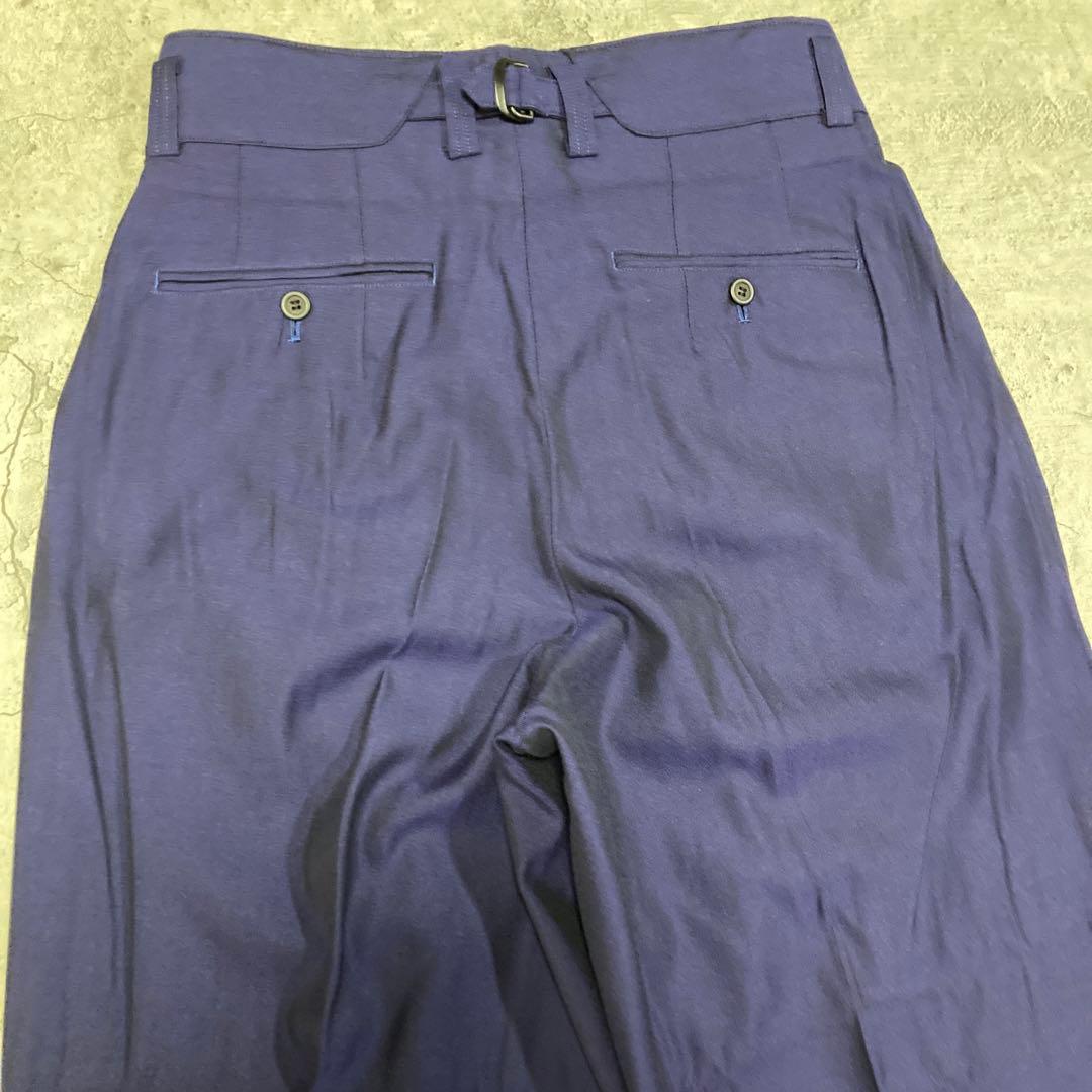 【YOSHIYUKI KONISHI】タックワイドスラックス 日本製 L