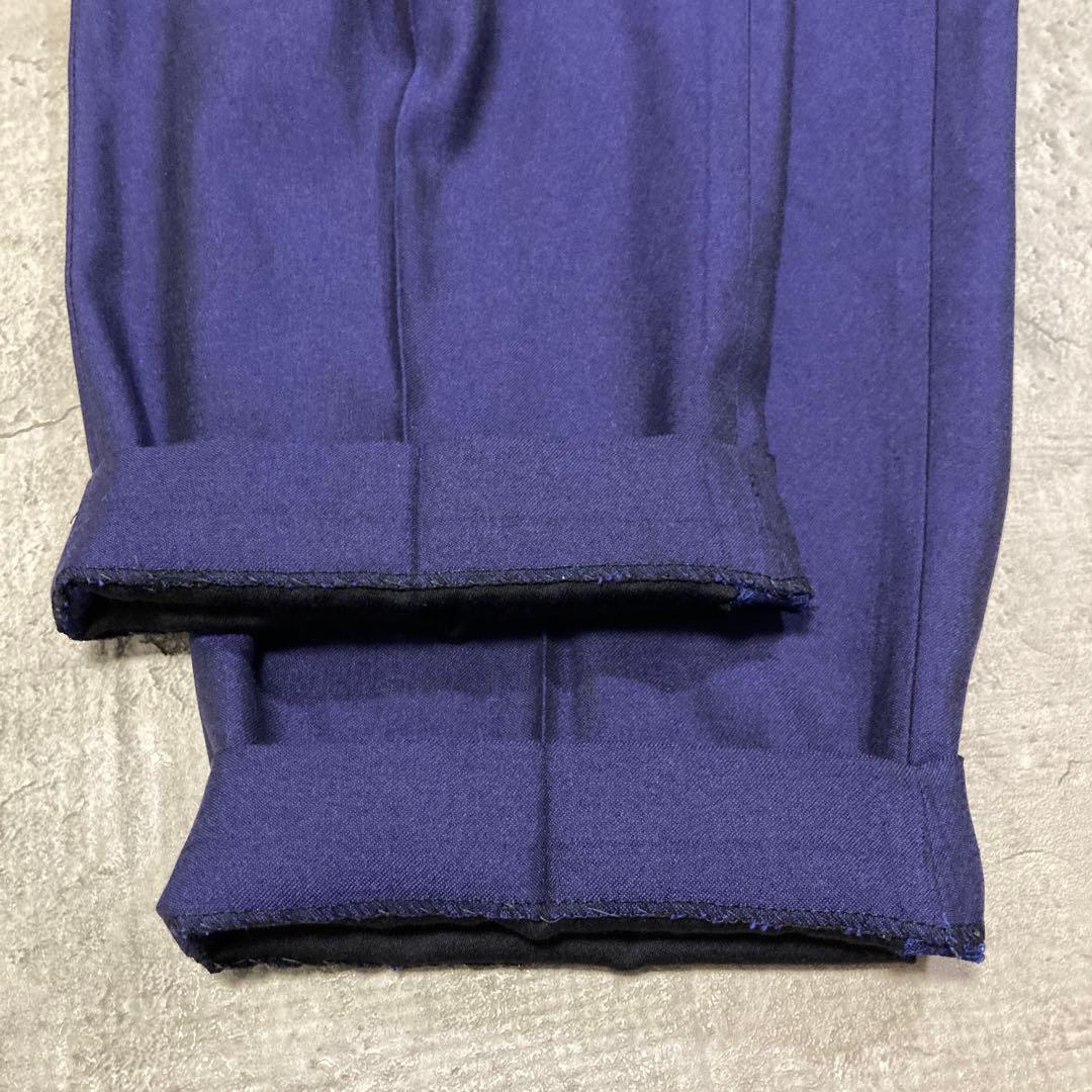 【YOSHIYUKI KONISHI】タックワイドスラックス 日本製 L