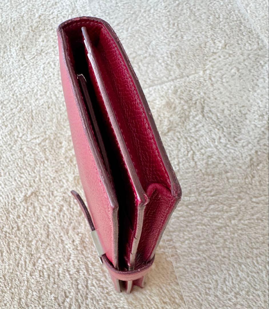 HERMES エルメス ベアン スフレ ルビー シルバー金具 エプソン 箱付き