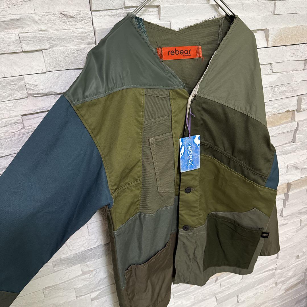 未使用 Johnbull リベアバイジョンブル パッチワークジャケット 日本製