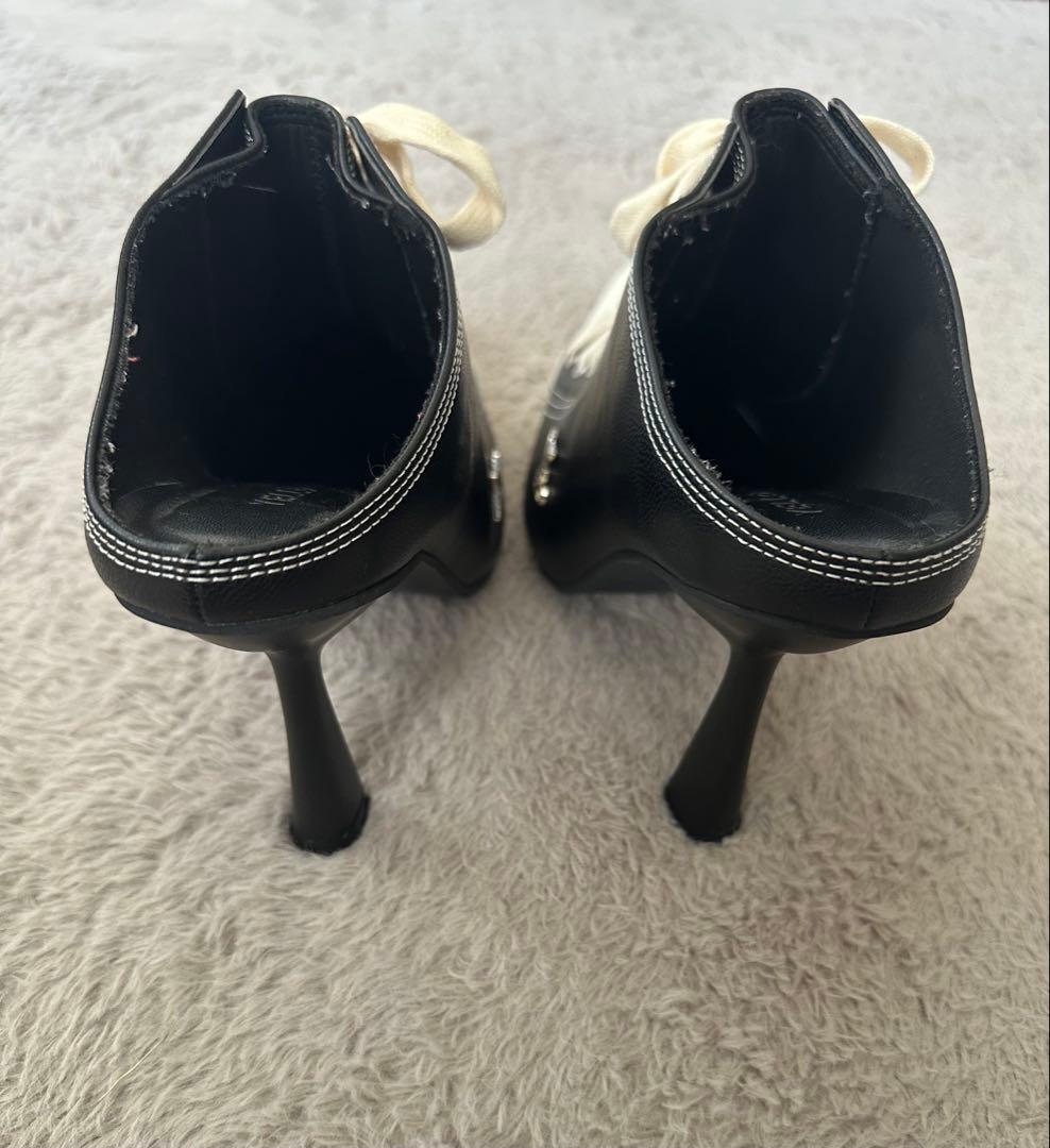 YELLO スニーカーミュールヒールブラックXL