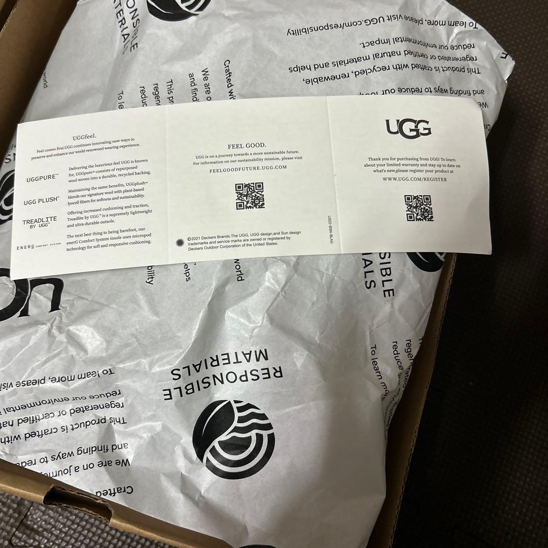 UGG クラシック ウルトラミニ プラットフォーム 24cm ブラック　厚底