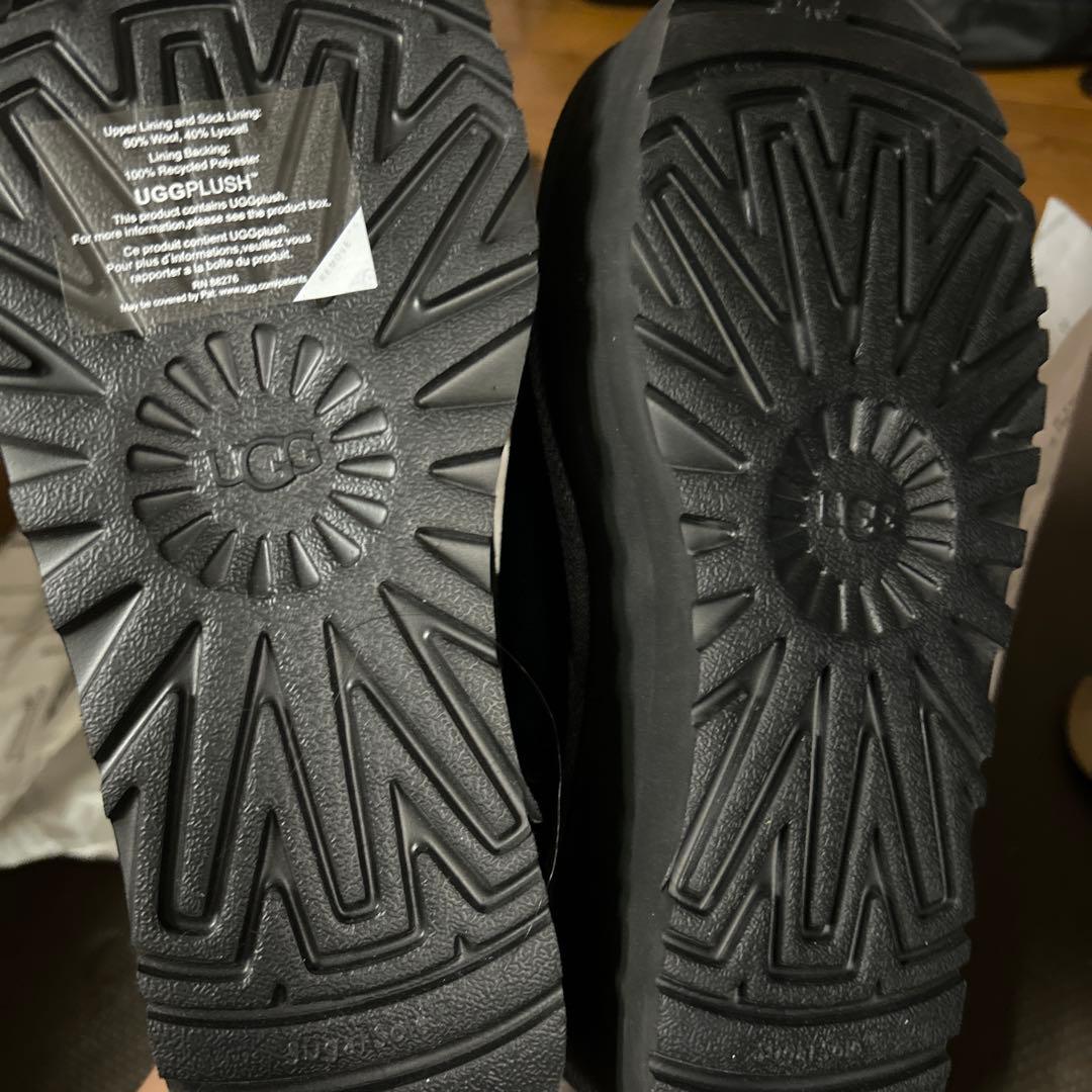 UGG クラシック ウルトラミニ プラットフォーム 24cm ブラック　厚底