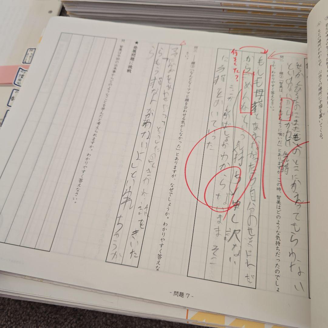 グノーブル　国語 4年生 教材 セット