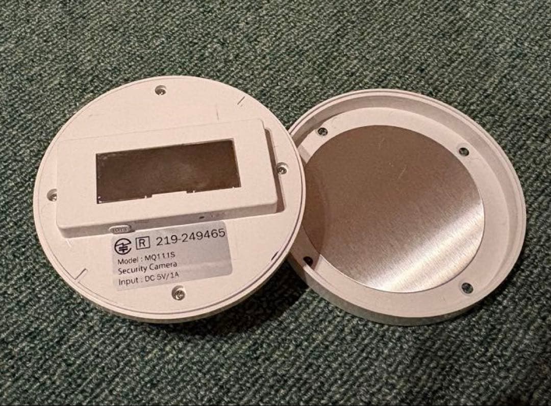 火災報知器 型　目立たない　防犯カメラ ホワイト　検知センサー付き