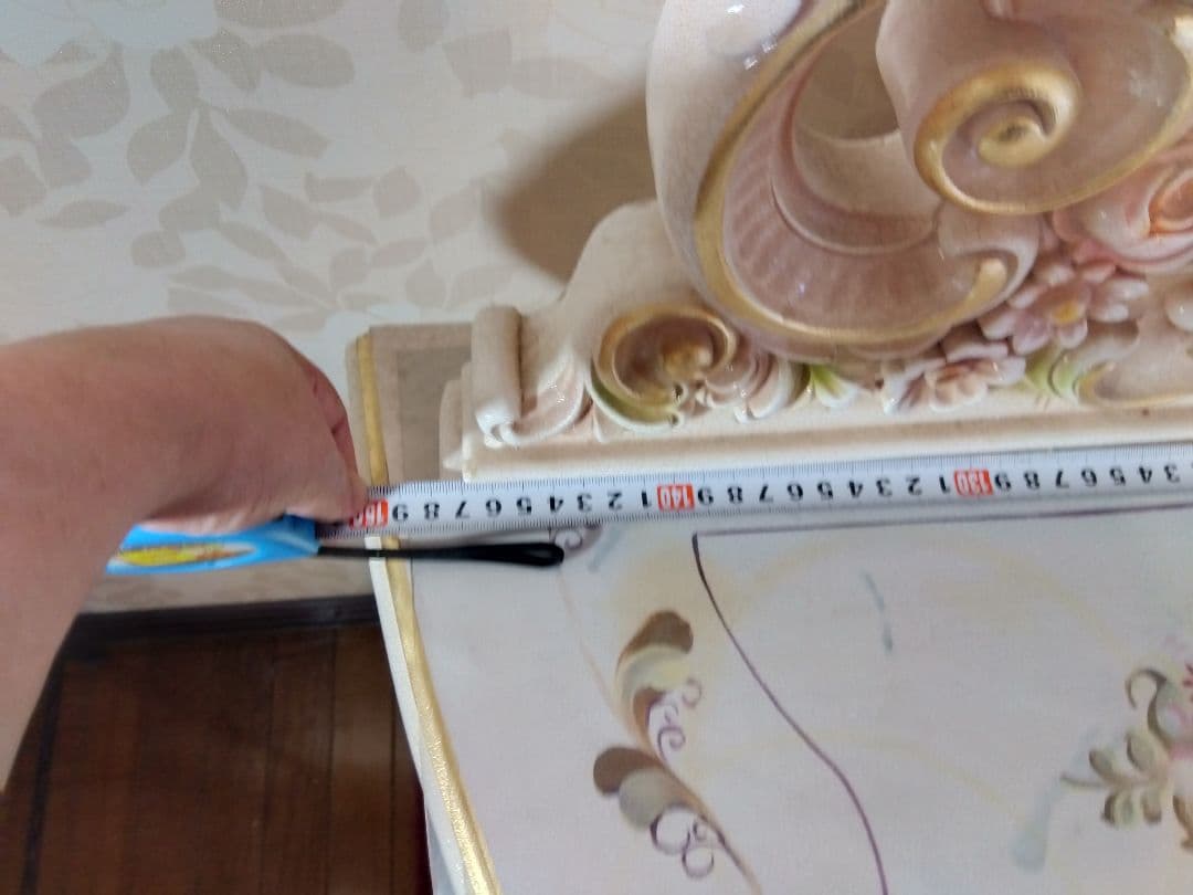 ロココ調　姫系ドレッサー　椅子セット　中古