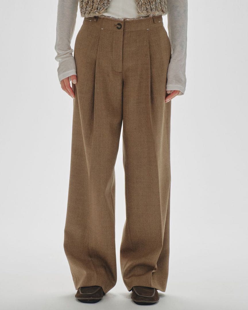 パンツ Todayful Lowwaist Wool Trousers