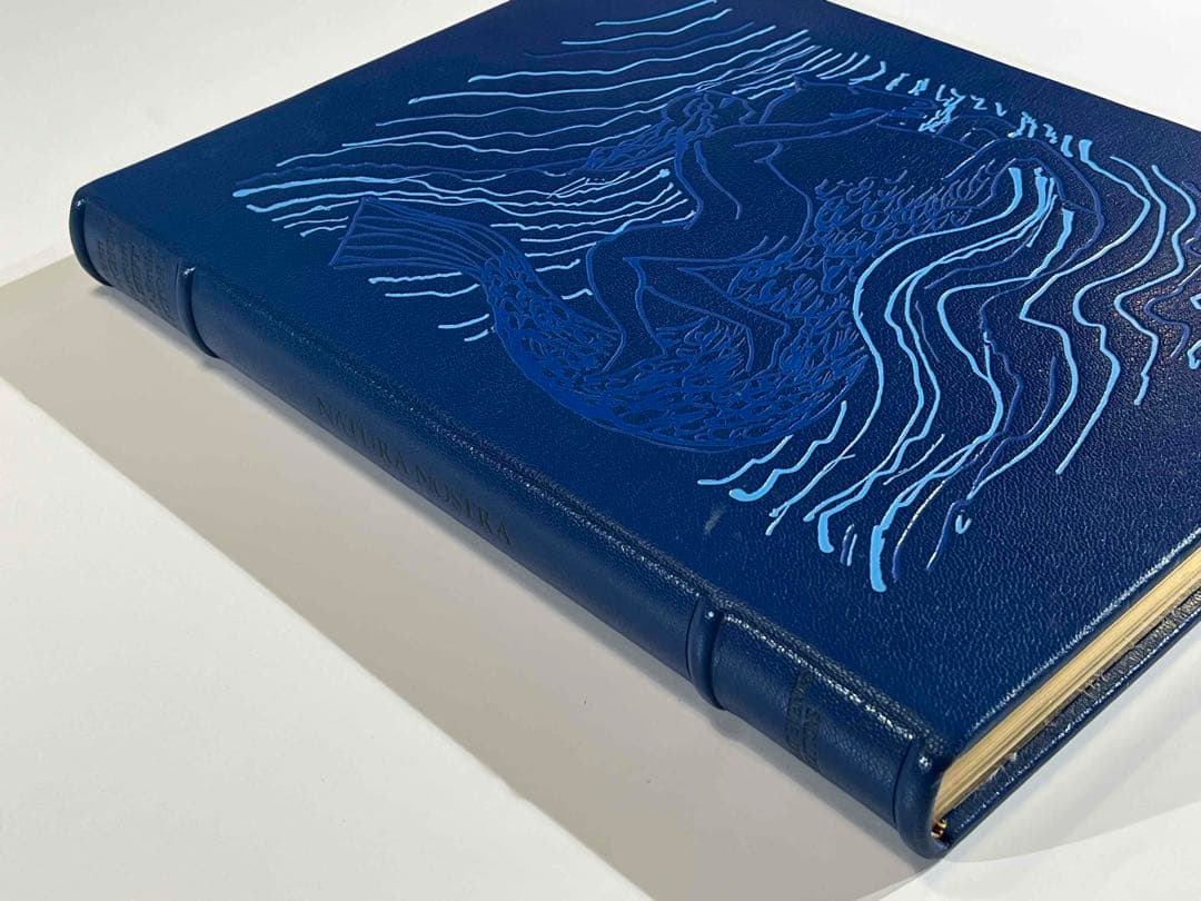 洋書 NATURA NOSTRA 限380 ブラジリエ画 革装幀 三方金