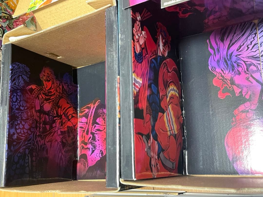 ジョジョの奇妙な冒険　文庫　1〜5部　全BOX特典ポストカード付き　【美本】