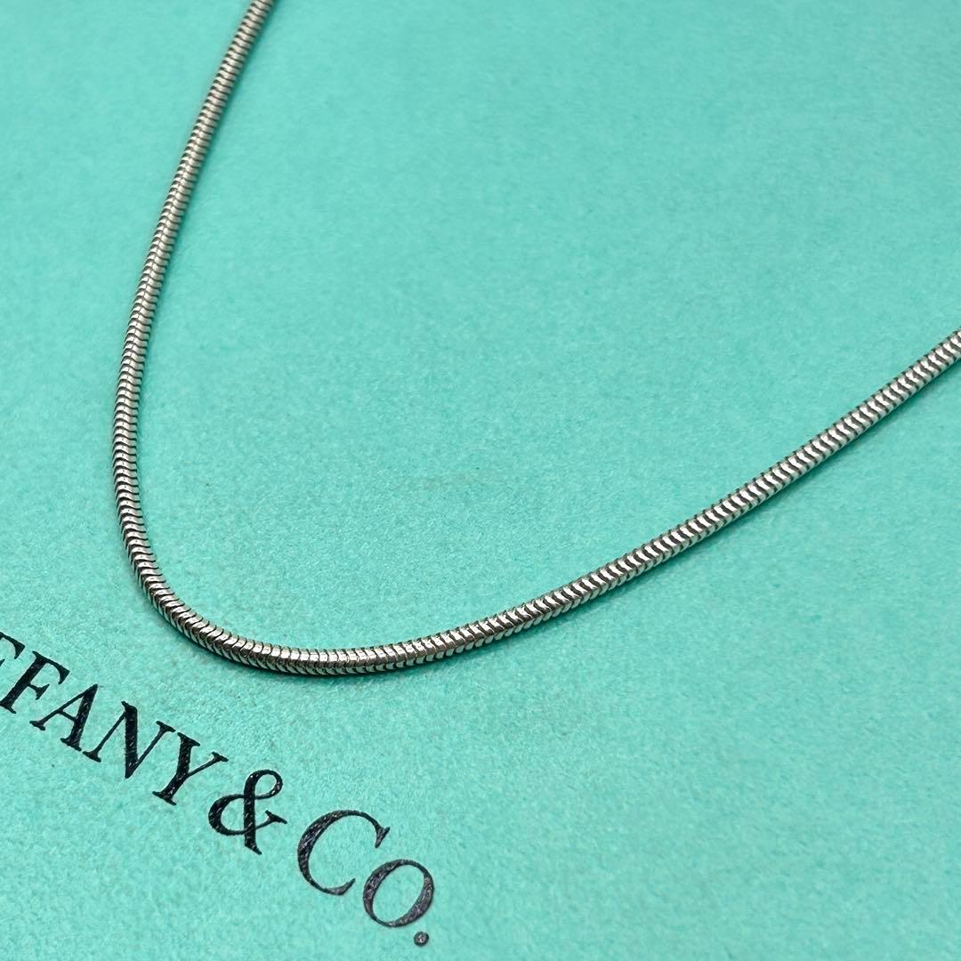 美品　ティファニー　スネーク　チェーン　ネックレス　シルバー　925