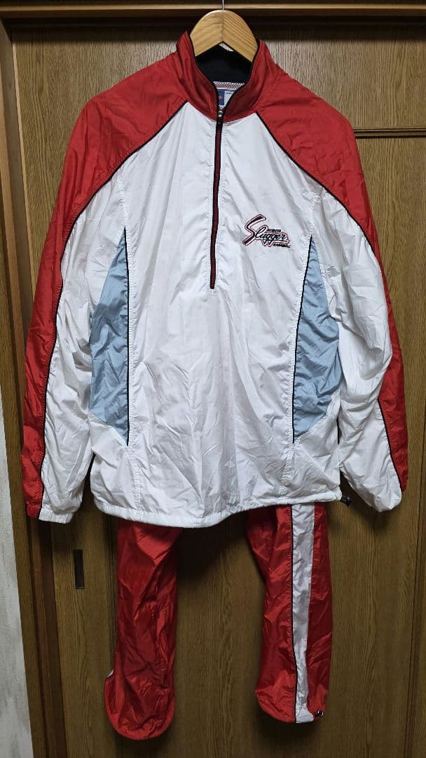 久保田スラッガー　ウインドブレーカー　セットアップ