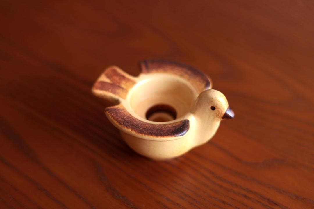 Lisa Larson リサラーソン キャンドルホルダー 鳩 62504