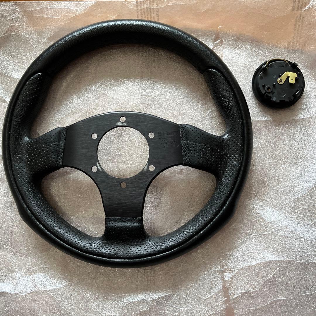 momo ステアリング φ28 280mm TEAM ティーム 小径 モモステ