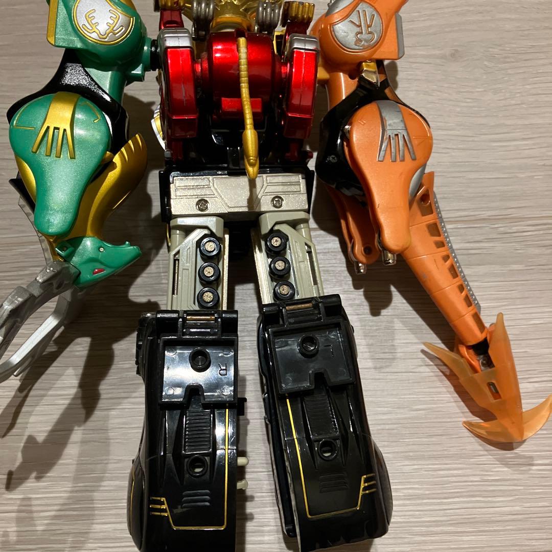 DX超合金　百獣戦隊ガオレンジャー　ガオキングスピアー　ガオキングクロスホーン