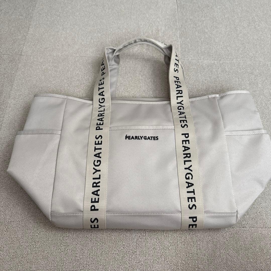 PEARLY GATES メッシュトートバッグ ベージュ