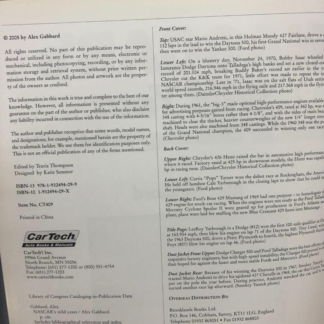 洋書 NASCAR's Wild Years