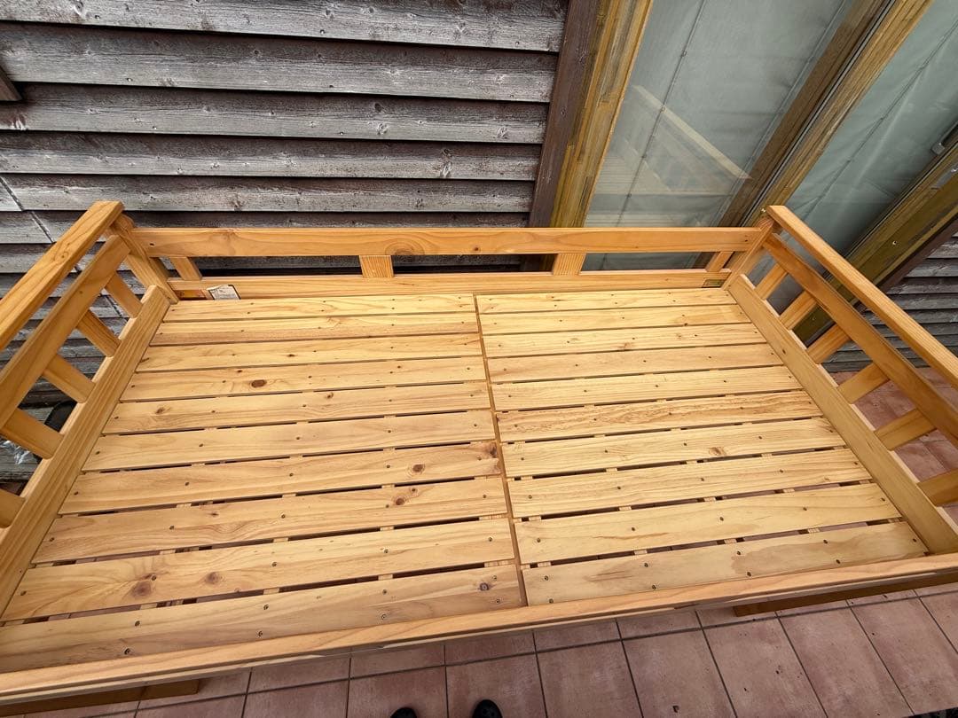 ロフトベッド　木製　シングル　ウッド