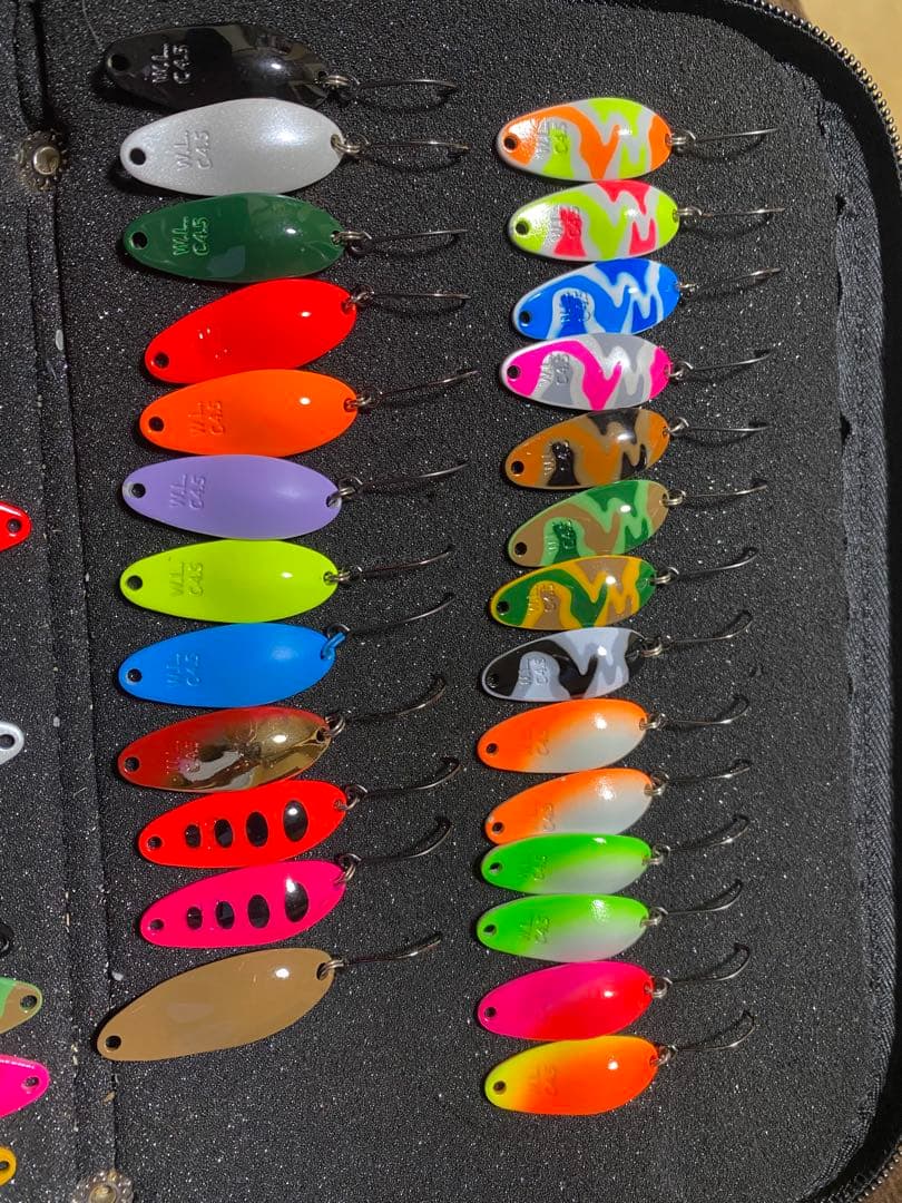 エリアトラウト引退　ウォーターランドスプーン97枚他17枚　114枚セット