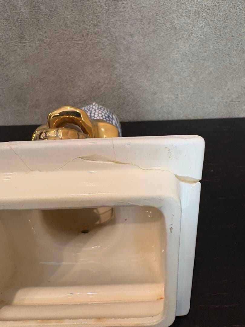 割れ有り　NEIGHBORHOOD チャンバー　ネイバーフッド　修復済み